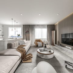 充满艺术氛围节奏灵动的现代室内空间设计